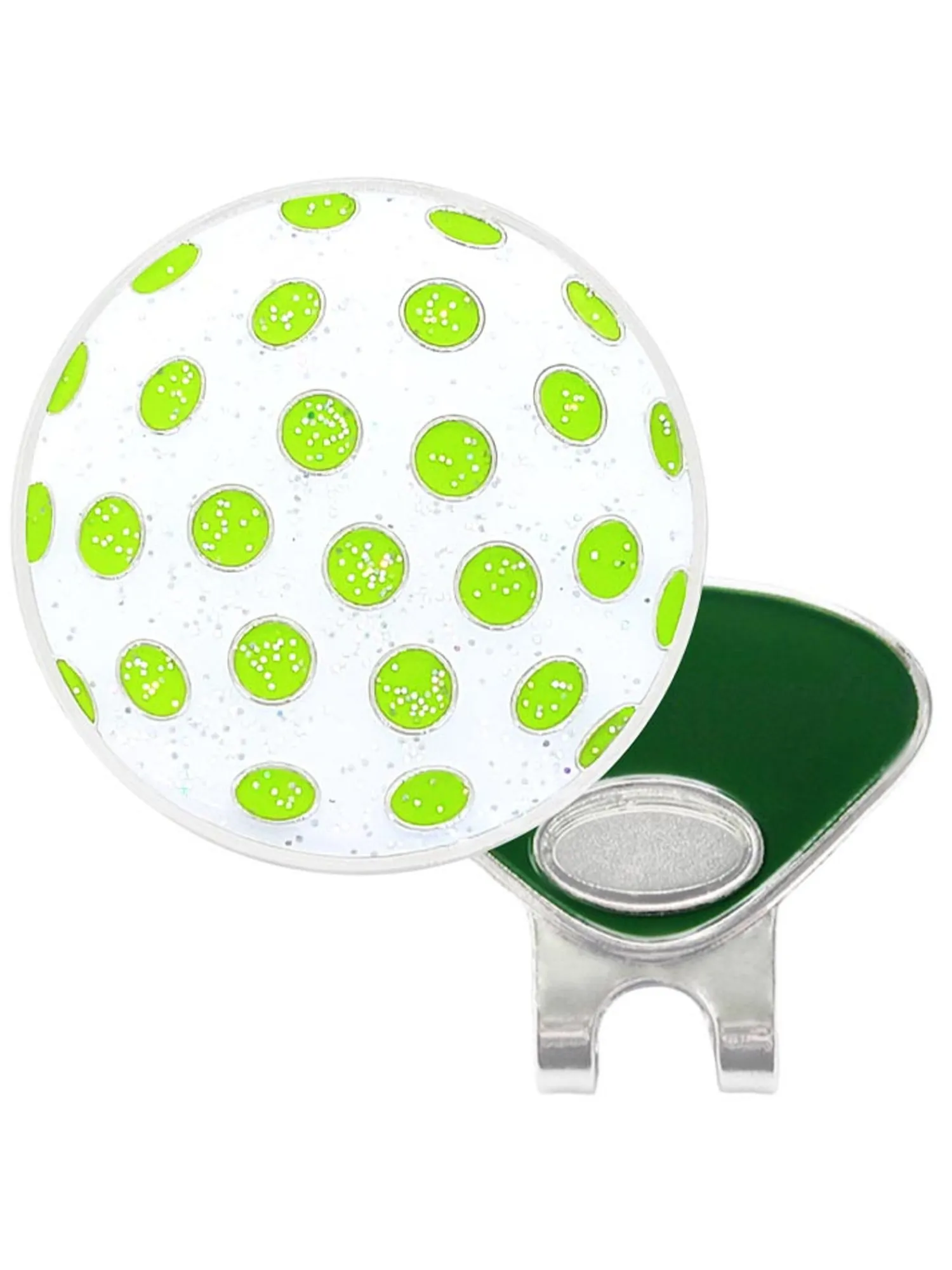 Navika Ball Markers|Glitzy Polka Dot WG Ball Marker
