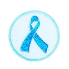 Navika Ball Markers|Glitzy Teal Ribbon Ball Marker