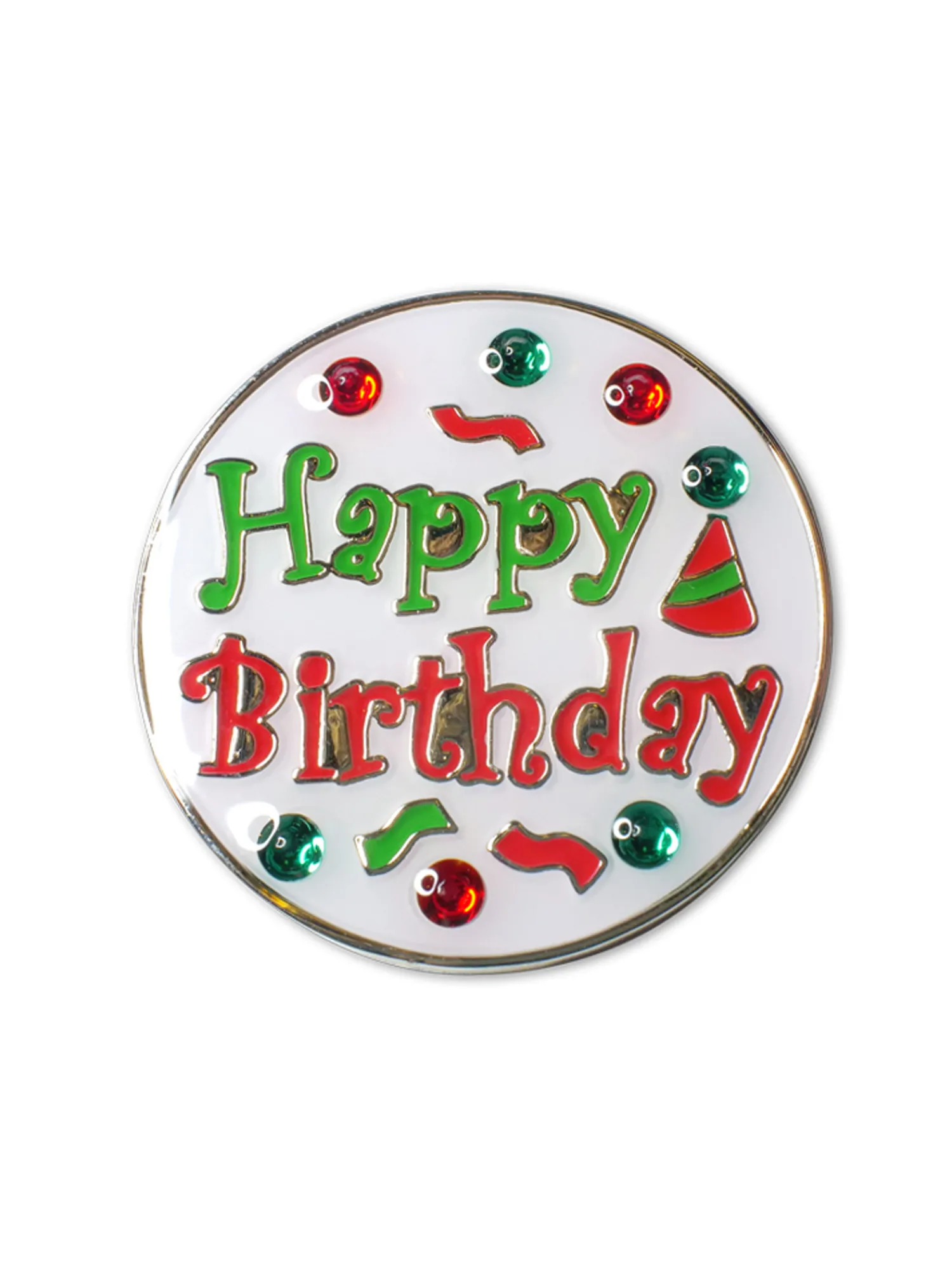 Navika Ball Markers|Happy Birthday Marker