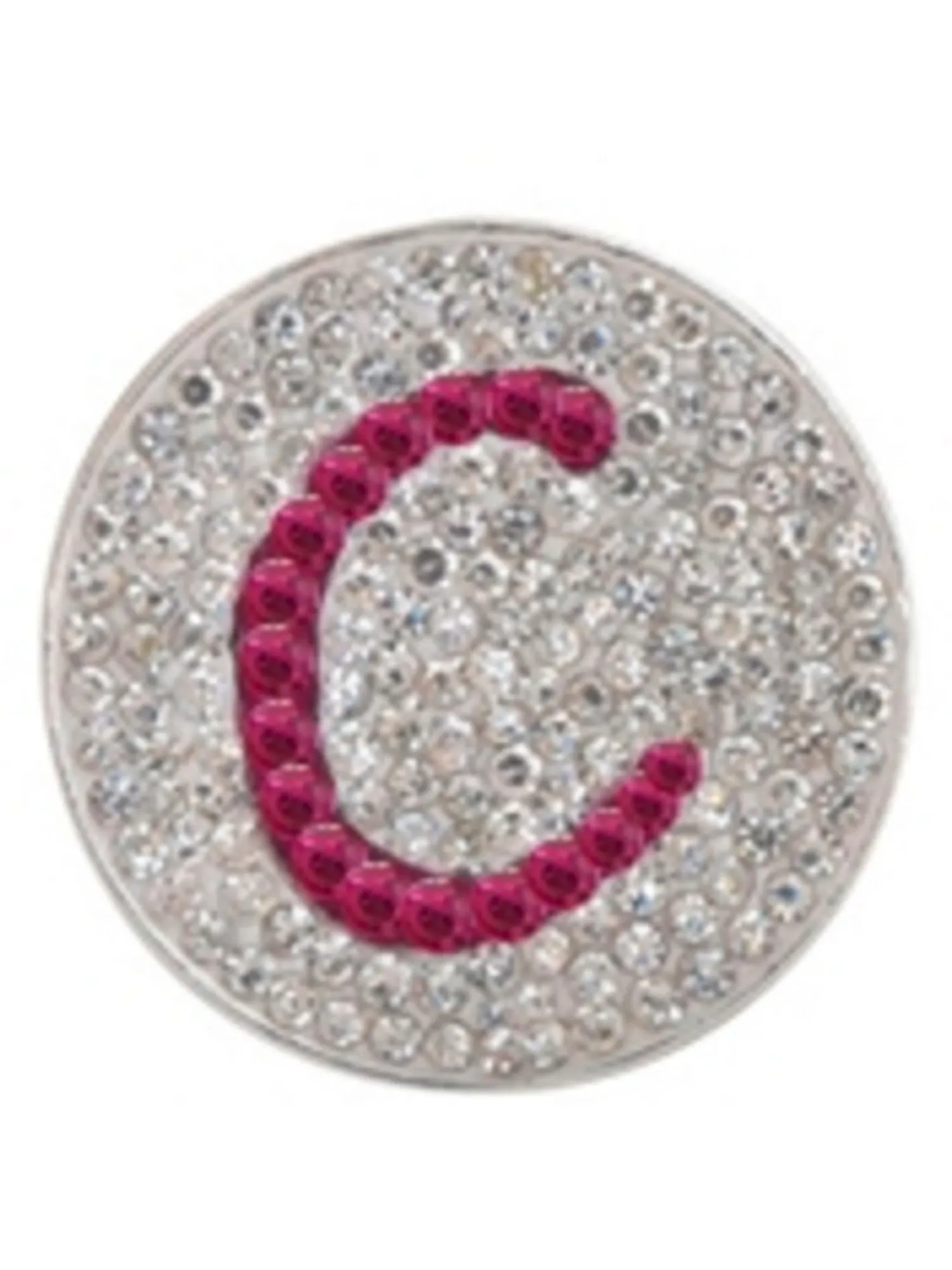 Navika Ball Markers|Micro Pave Crystal Initial C Marker