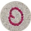 Navika Ball Markers|Micro Pave Crystal Initial O Marker