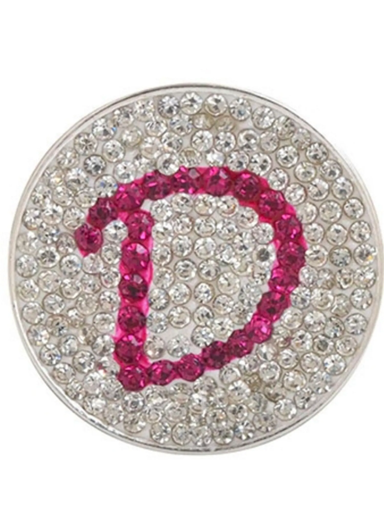 Navika Ball Markers|Micro Pave Crystal Initial D Marker