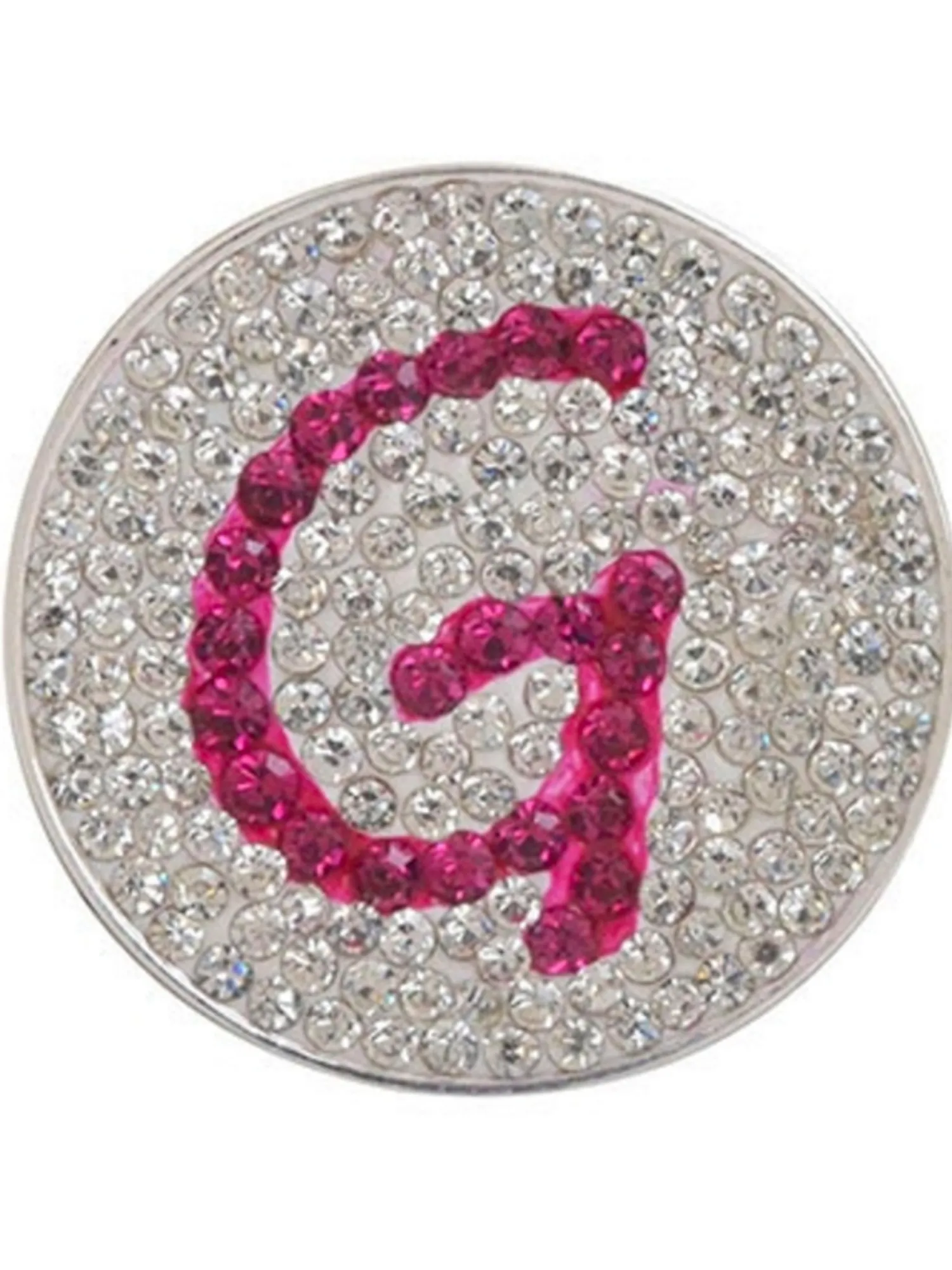 Navika Ball Markers|Micro Pave Crystal Initial G Marker