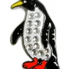 Navika Ball Markers|Swarovski Crystal Penguin Marker