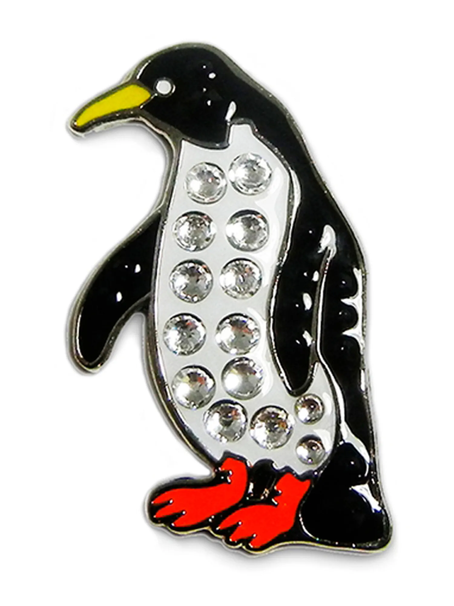 Navika Ball Markers|Swarovski Crystal Penguin Marker