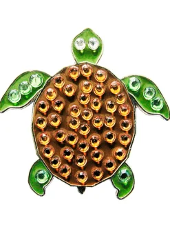 Navika Ball Markers|Swarovski Crystal Turtle Marker