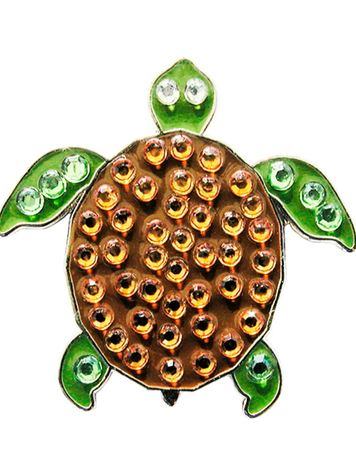 Navika Ball Markers|Swarovski Crystal Turtle Marker