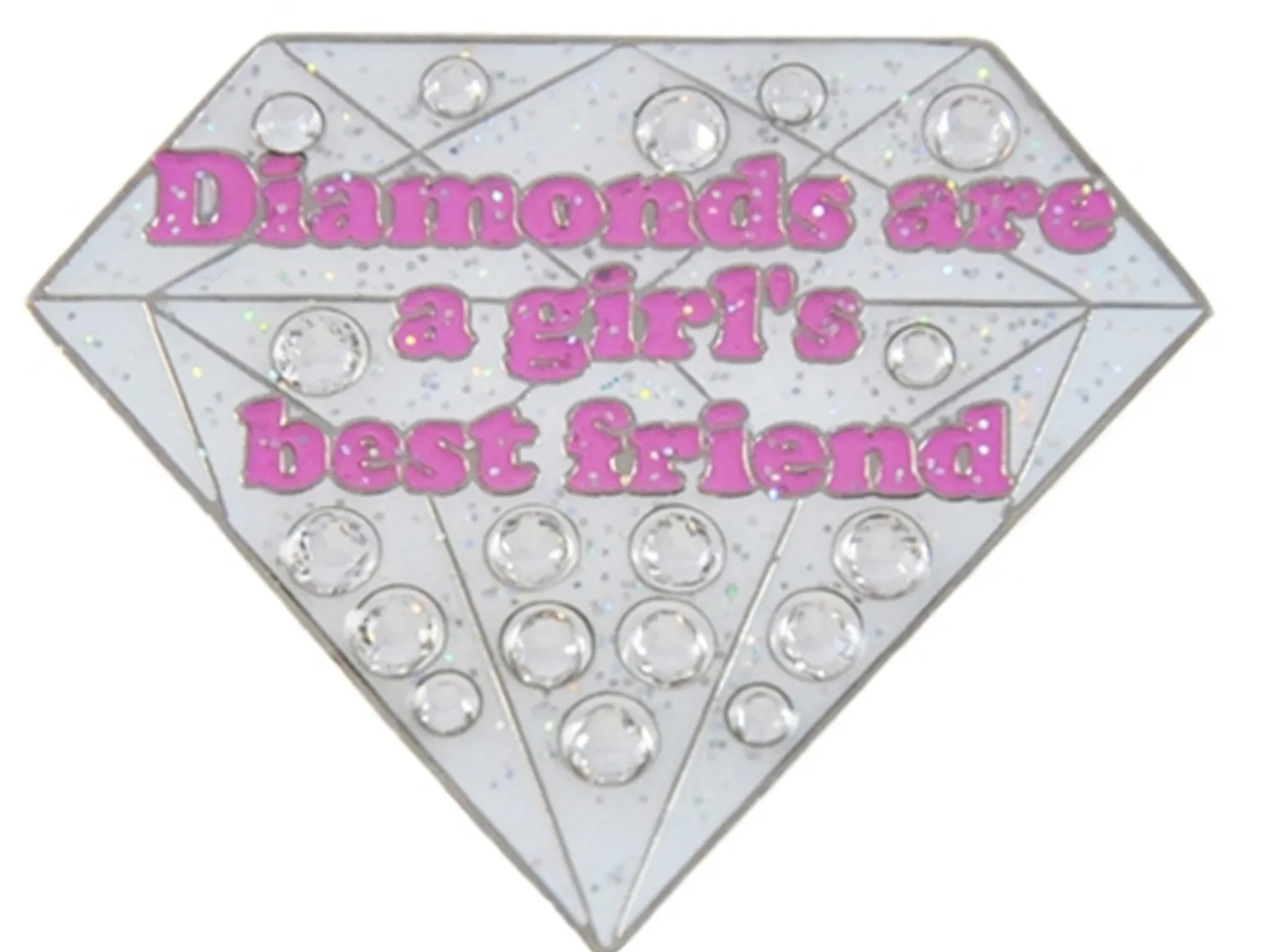 Navika Ball Markers|Swarovski Crystal Diamonds Are A Girls BF Marker