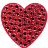 Navika Ball Markers|Swarovski Crystal Heart Red Marker