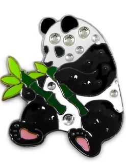 Navika Ball Markers|Swarovski Crystal Panda Marker