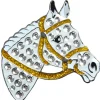 Navika Ball Markers|Swarovski Crystal Horsehead Marker
