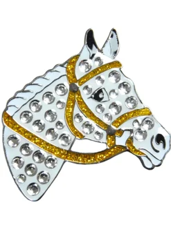 Navika Ball Markers|Swarovski Crystal Horsehead Marker