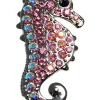 Navika Ball Markers|Swarovski Crystal Seahorse Pink Marker