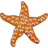Navika Ball Markers|Swarovski Crystal Starfish Marker