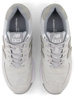 New Balance Mens Golf Shoes|574 Greens v2 Golf Shoes - Grey/White