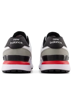 New Balance Mens Golf Shoes|574 Greens v2 Golf Shoes - White/Red/Black
