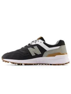New Balance Mens Golf Shoes|997 SL Golf Shoes - Black/White