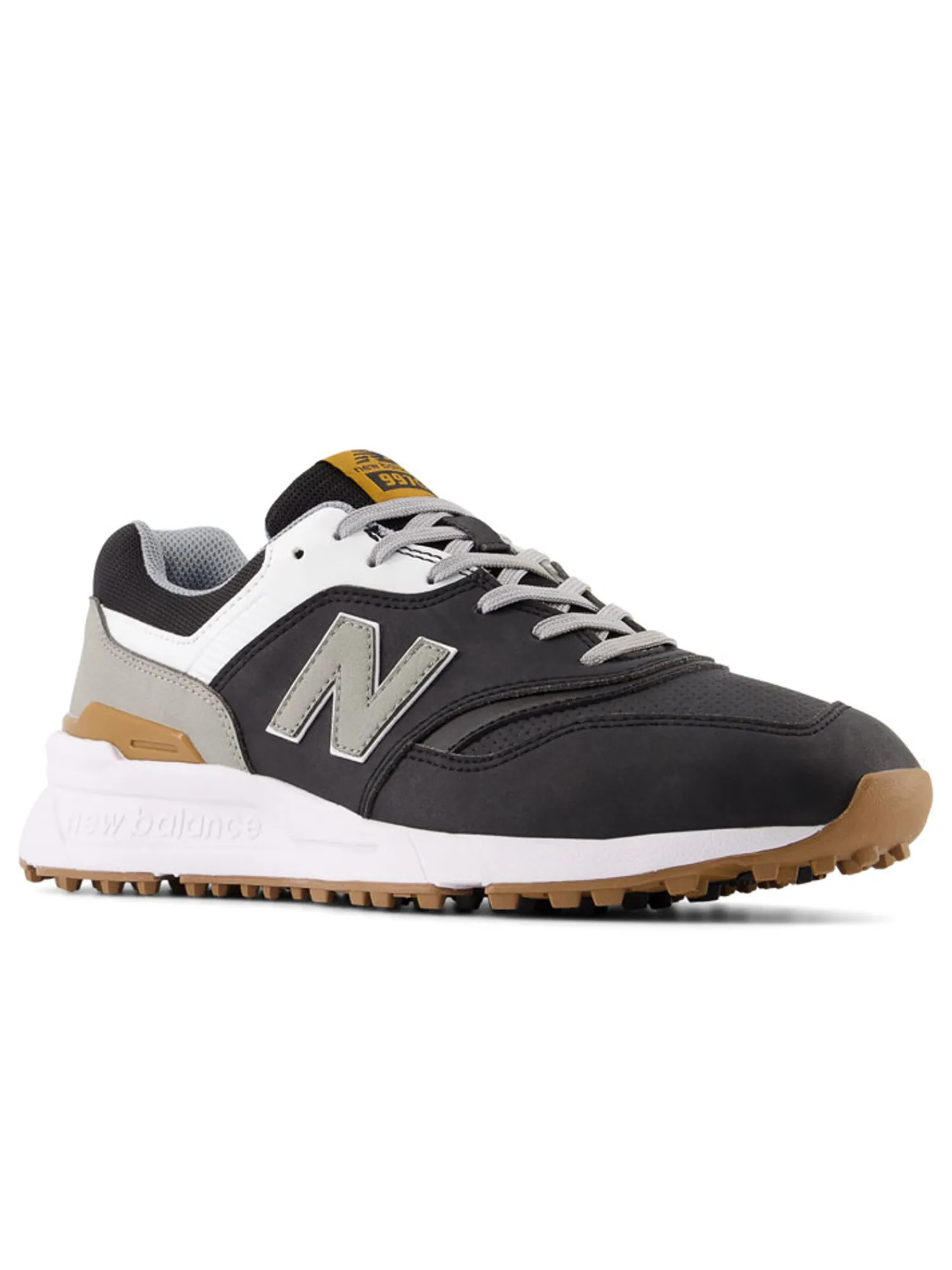 New Balance Mens Golf Shoes|997 SL Golf Shoes - Black/White