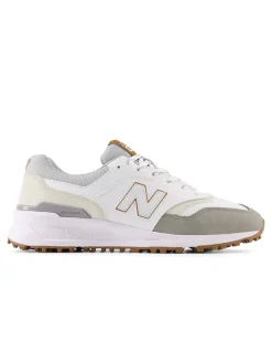 New Balance Mens Golf Shoes|997 SL Golf Shoes - White/Grey