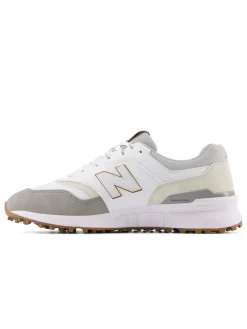 New Balance Mens Golf Shoes|997 SL Golf Shoes - White/Grey