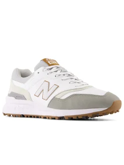 New Balance Mens Golf Shoes|997 SL Golf Shoes - White/Grey