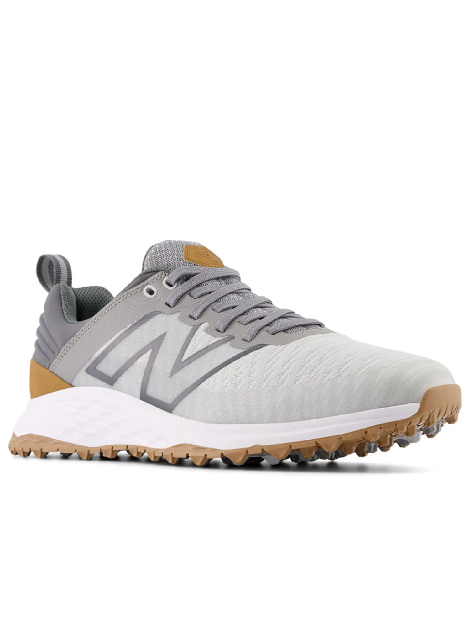 New Balance Mens Golf Shoes|Fresh Foam Contend v2 Golf Shoes - Grey/Charcoal