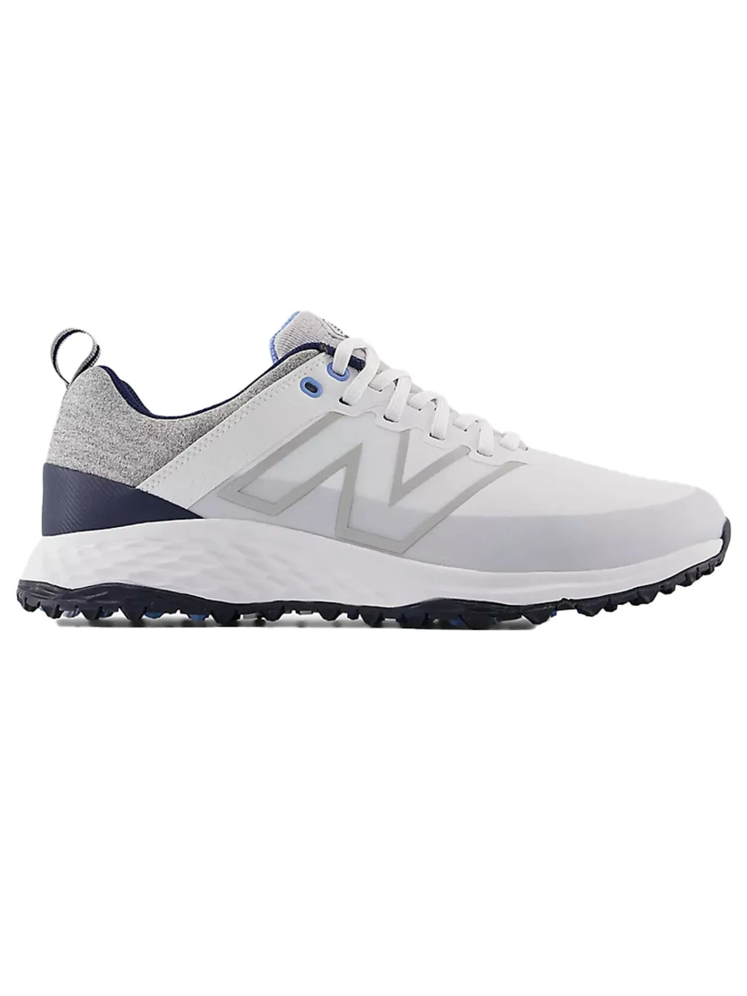 New Balance Mens Golf Shoes|Fresh Foam Contend v2 Golf Shoes - White/Blue