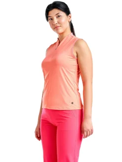 Nivo Shirts|Women's Fergie Sleeveless Mock - Melon
