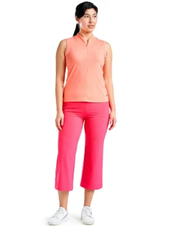 Nivo Shirts|Women's Fergie Sleeveless Mock - Melon