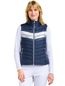 Nivo Vests|Women's Grace Full Zip Vest - Navy