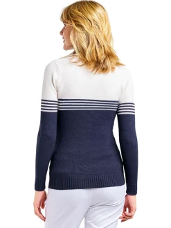 Nivo Jumpers|Women's Greta Sweater - Navy