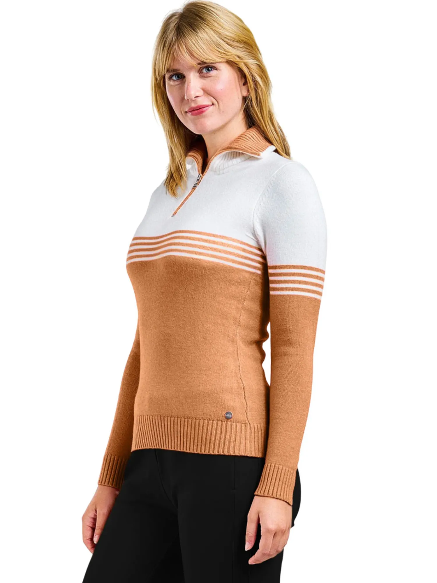 Nivo Jumpers|Women's Greta Sweater - Camel