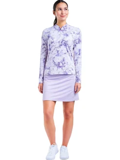 Nivo Shirts|Women's Lolita Long Sleeve Mock - Lavender