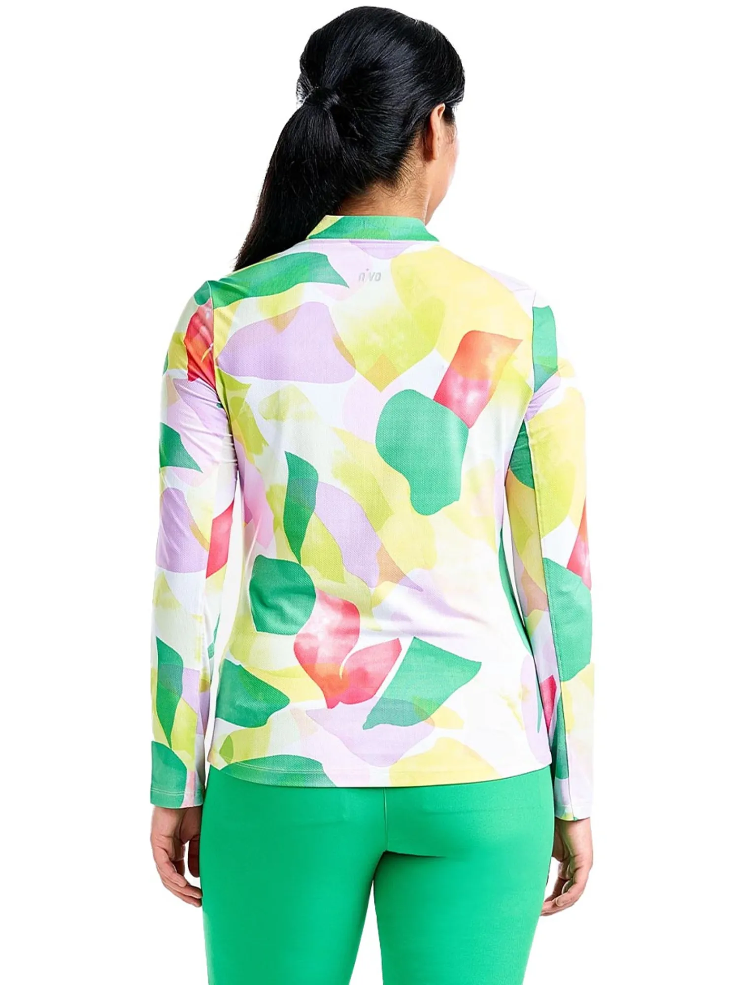 Nivo Shirts|Women's Lolita Long Sleeve Livcool Mock - Classic Green
