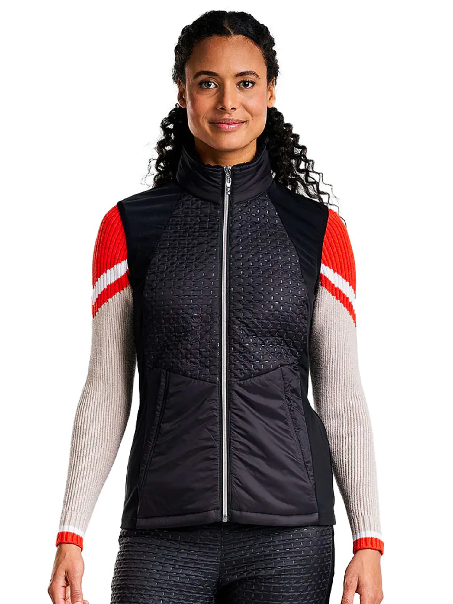 Nivo Vests|Women's Mika Full Zip Vest - Black
