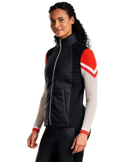 Nivo Vests|Women's Mika Full Zip Vest - Black