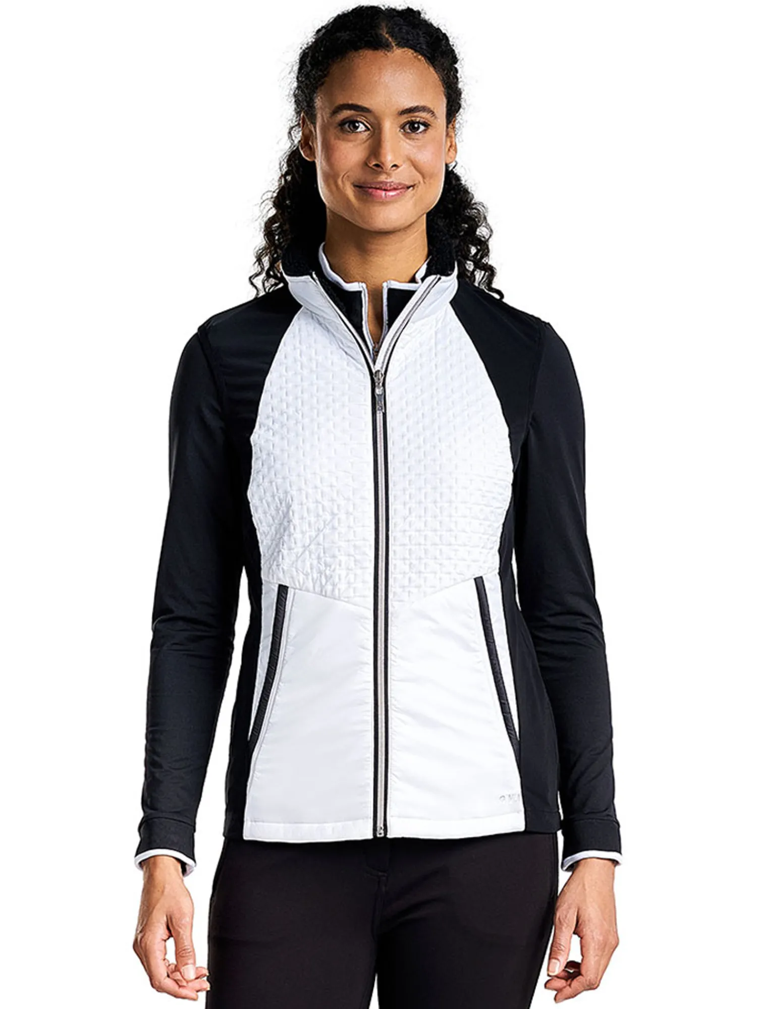 Nivo Vests|Women's Mika Full Zip Vest - White