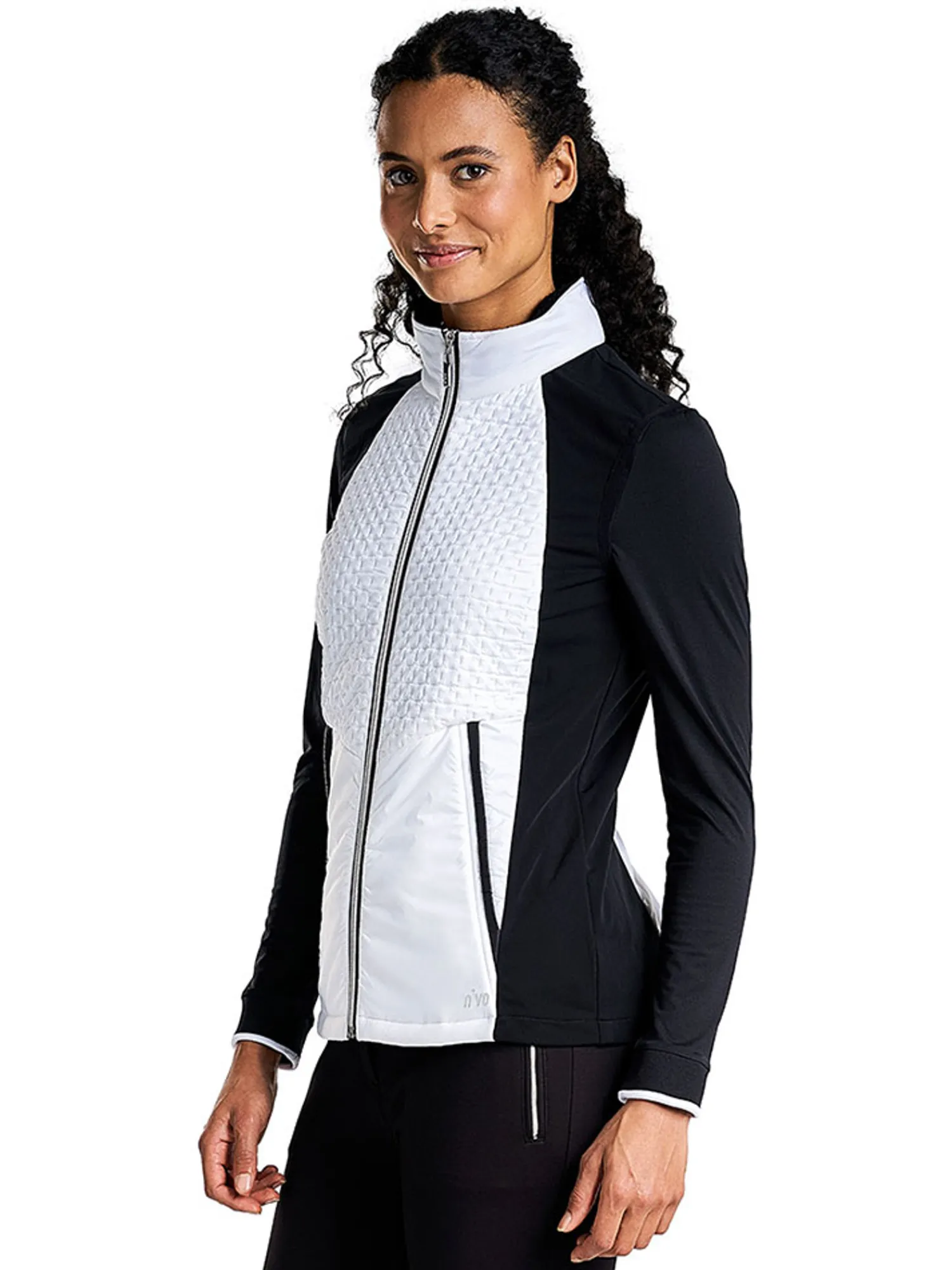 Nivo Vests|Women's Mika Full Zip Vest - White