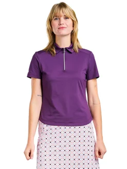 Nivo Shirts|Women's Naila II Polo - Plum