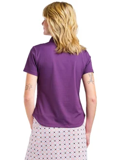 Nivo Shirts|Women's Naila II Polo - Plum