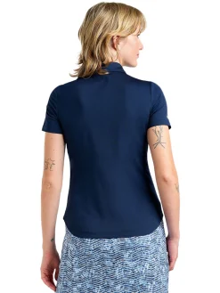 Nivo Shirts|Women's Naila II Polo - Navy