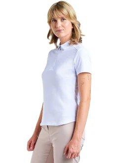 Nivo Shirts|Women's Naila II Short Sleeve Polo - White