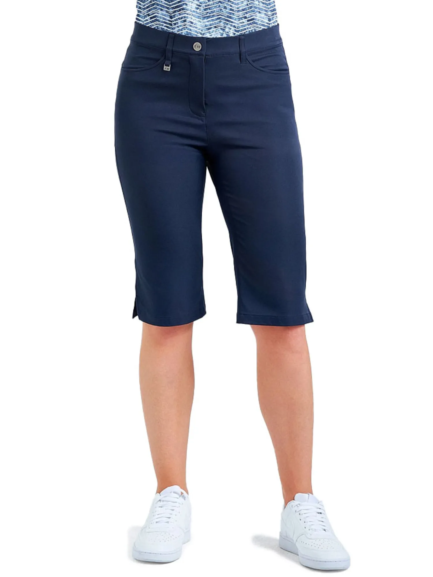 Nivo Shorts|Women's Nalini Long Short - Navy