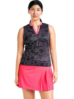Nivo Shirts|Women's Vivian Sleeveless Mock - Black