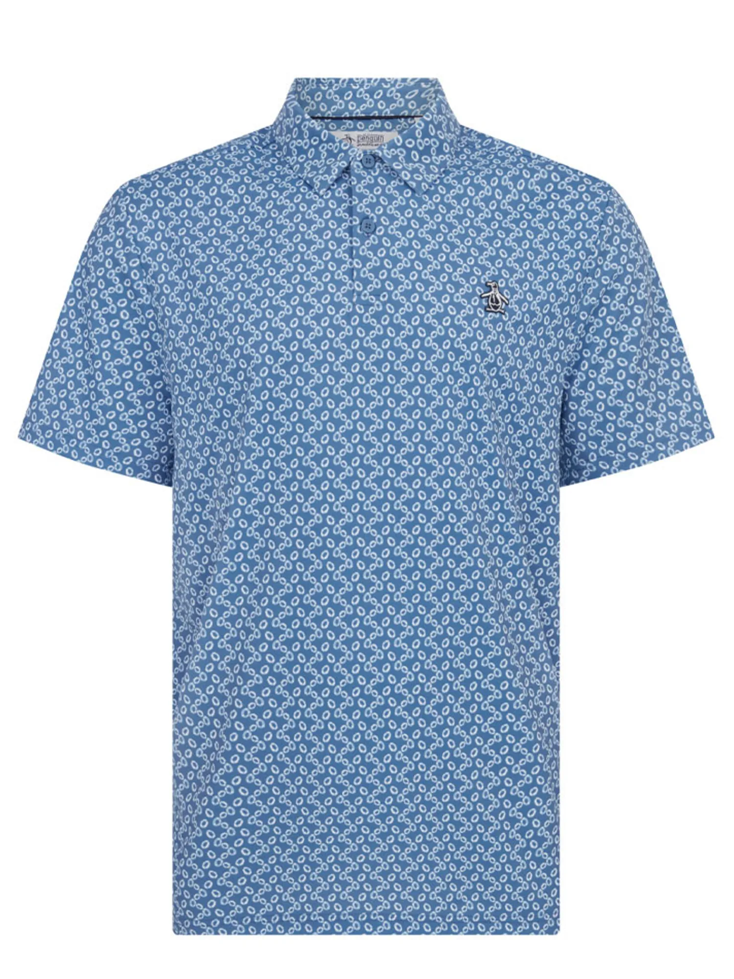 Original Penguin Shirts|All Over Lifesaver Print Polo - Quiet Harbour