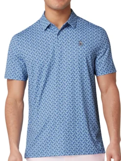 Original Penguin Shirts|All Over Lifesaver Print Polo - Quiet Harbour