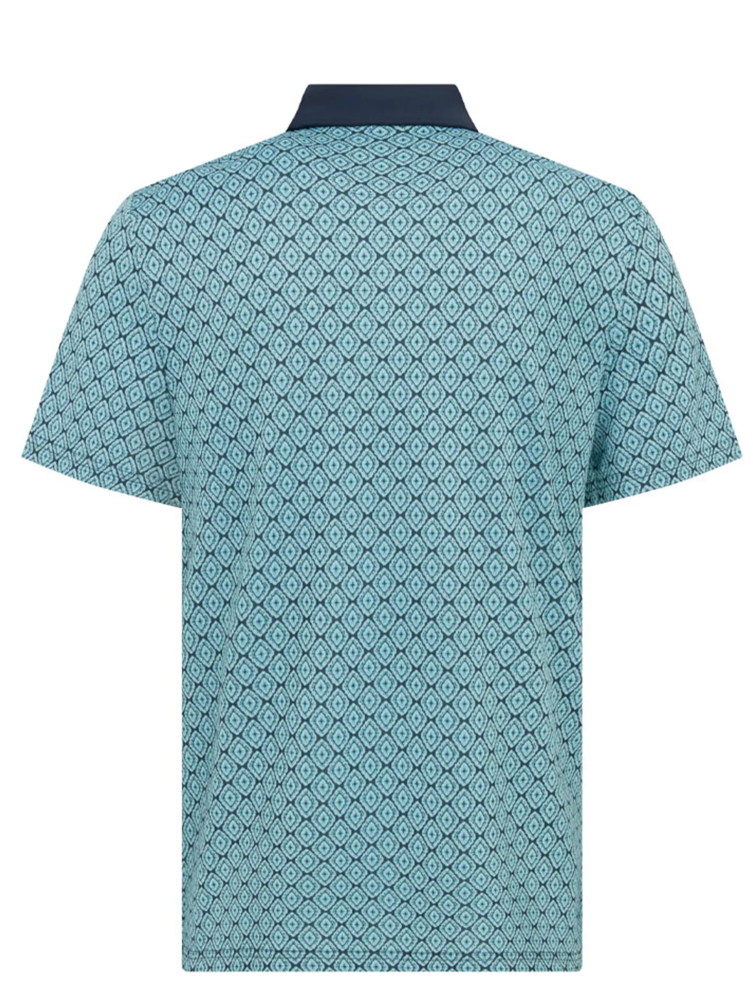 Original Penguin Shirts|Bohemian Jacquard Block Polo - Black Iris