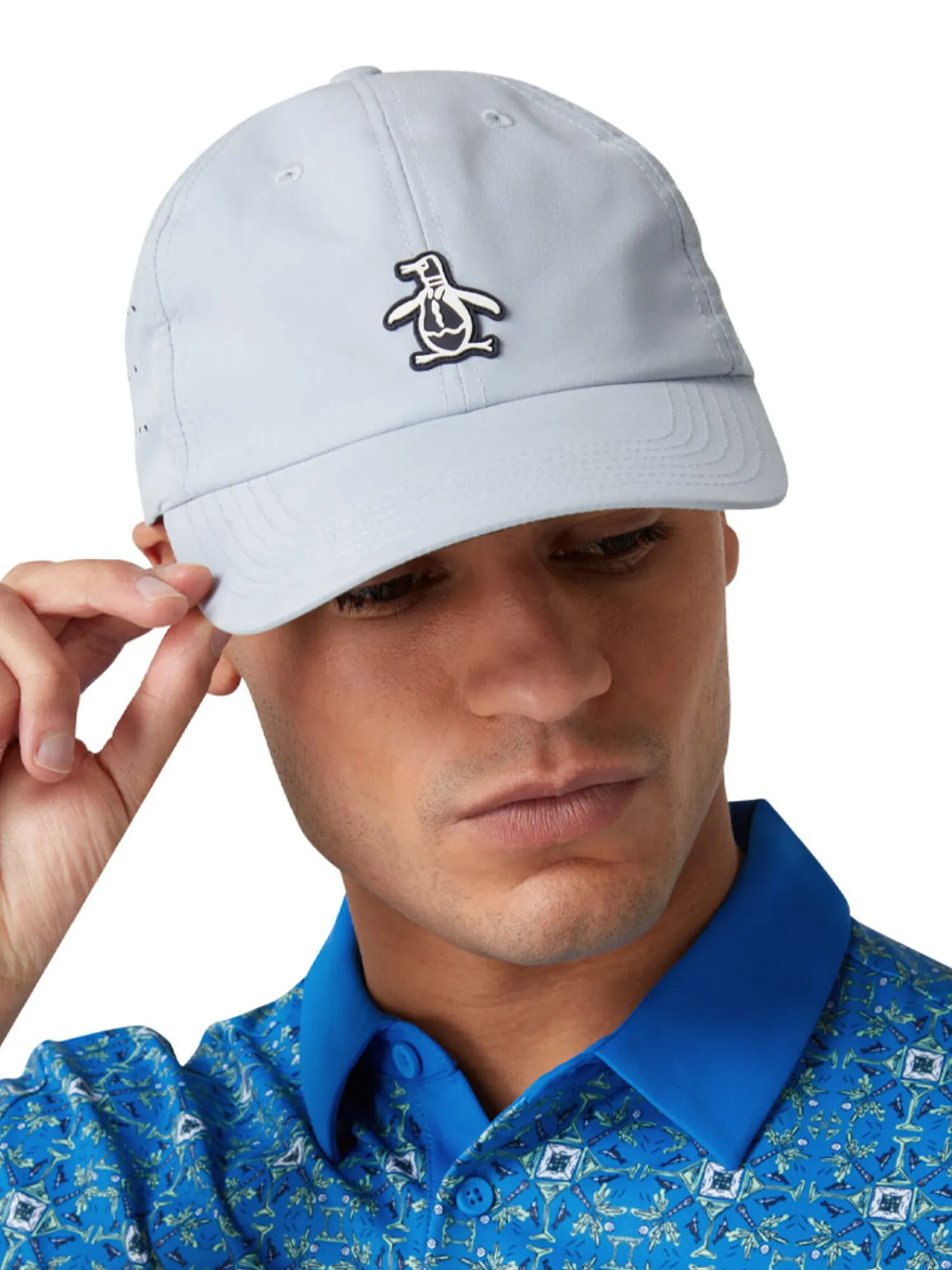 Original Penguin Caps|French Riviera Packable Cap - Quarry