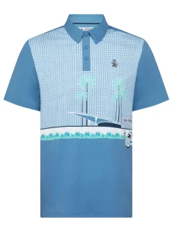 Original Penguin Shirts|Palm Springs Block Polo - Quiet Harbour
