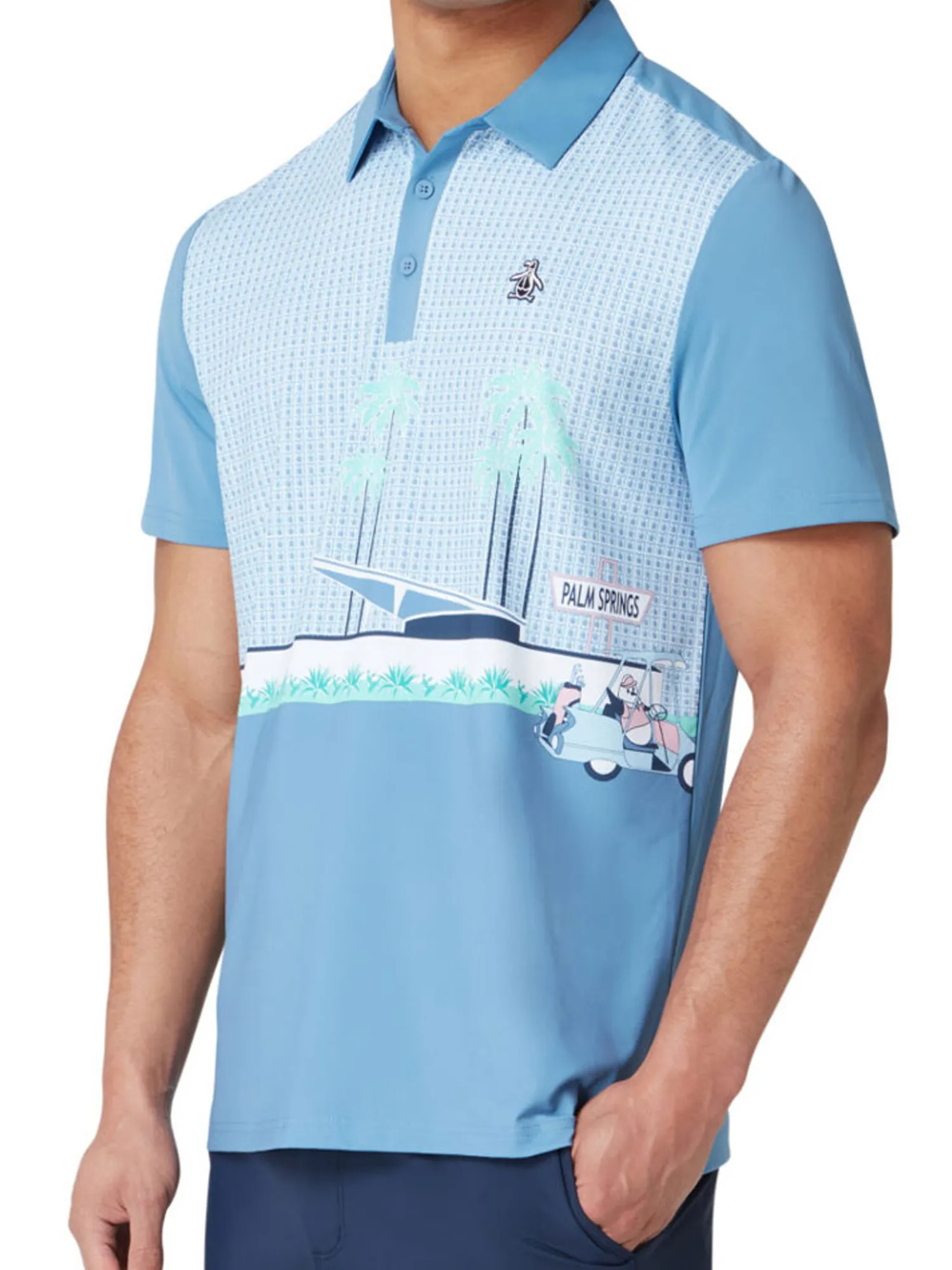 Original Penguin Shirts|Palm Springs Block Polo - Quiet Harbour